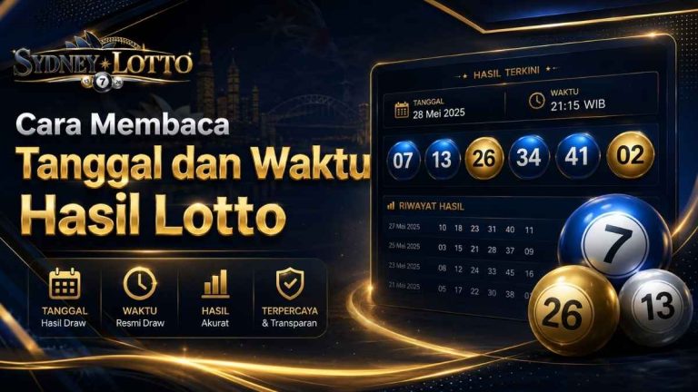 Cara Membaca Tanggal dan Waktu Hasil Lotto
