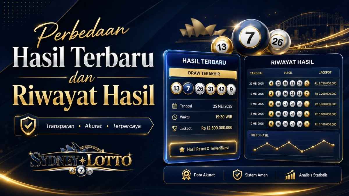 Perbedaan Hasil Terbaru dan Riwayat Hasil
